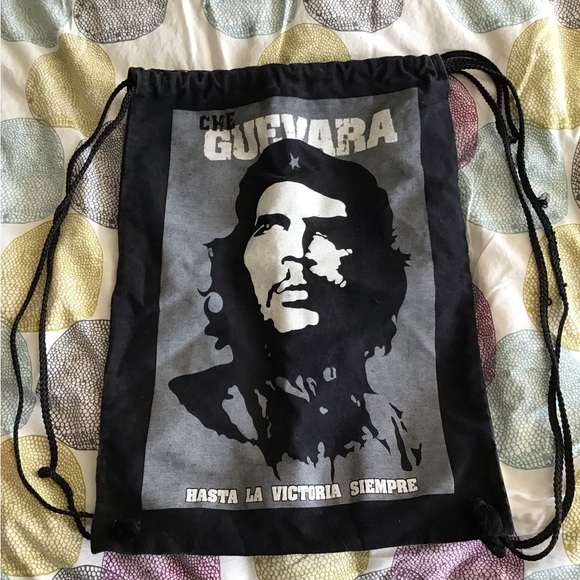 Vintage Che Guevara Canvas Backpack - Picture 2 of 3